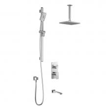 Kalia BF1997-110-001 - KAREO™ TG3 (Valve Not Included) Water Efficient AQUATONIK™ T/P with Diverter Shower System wit