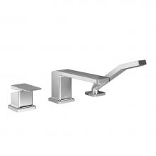 Kalia BF1985-110 - KAREO™ 3-Piece Deckmount Tub Filler with Handshower - Cartridge Included Without Rough-in - Chro