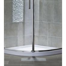 Kalia BW1054-240 - Neo-Round Acrylic Shower Base 38x38 with Integrated Tiling