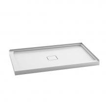 Kalia BW1193-240 - KOVER™ 60x36 Rectangular Acrylic Shower Base 60x36 with Central Drain and Right Integrated Tilin