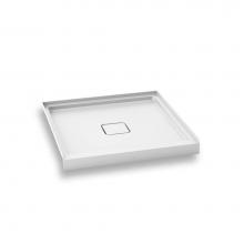 Kalia BW1226-240 - KOVER™ 36x36 Square Acrylic Shower Base 36x36 with Integrated Tiling Flanges on 3 Sides