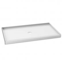 Kalia BW1282-240 - KONCEPT™ 60x36 Rectangular Acrylic Shower Base 60x36 with Central Drain and Integrated Tiling Fl