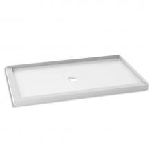 Kalia BW1283-240 - KONCEPT™ 60x36 Rectangular Acrylic Shower Base 60x36 with Central Drain and Right Integrated Til