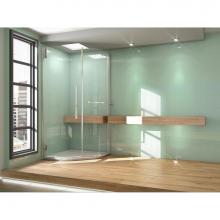 Kalia DR1196-110-000-001
DR1197-110-000-001 - KLASS 40''x40''x80'' Neo-angle pivot corner shower door, right-side