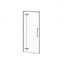Kalia DR1234-110-000 - KAMO? Alcove Shower Pivot Door 2 Panels 36''x77'' Chrome Clear