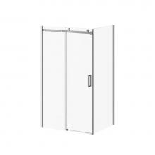 Kalia DR1735-110-000/DR1737 - KONCEPT-II™ 48''x77'' Sliding Shower Door Fixed and Mobile Panel and 36&apos