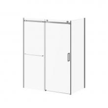 Kalia DR1736-110-000-001/DR1737 - KONCEPT-II™ W/ TOWEL BAR 60''x77'' Shower Door Fixed and Mobile Panel and 36