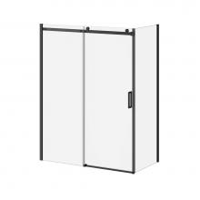 Kalia DR1795-160-000 - KONCEPT-II™ 32''x77'' Return Panel(Reversible) Matte Black Clear Glass