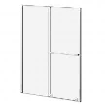 Kalia DR1853/DR1854-115-003 - BALANCIA 60''x79'' Sliding Shower Door Duraclean Glass for Alcove Installation