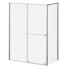 Kalia DR1853/DR1854/DR1856-115-003 - BALANCIA 60''x79'' Sliding Shower Door Duraclean Glass for corner Installation
