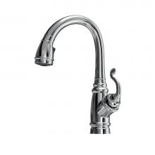 Kalia KF1046-110 - MONARK Junior? Single Handle Kitchen Faucet Pull-Down Dual Spray
