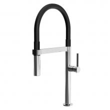 Kalia KF1751-110 - EXKI diver™ PVC Hose Single Handle Kitchen Faucet Pull-Down Dual Spray Chrome