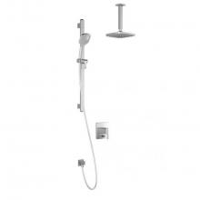 Kalia BF1496-110-001 - GRAFIK™ PB4 (Valve Not Included) : Pressure Balance Shower System Vertical Ceiling Arm Chrome