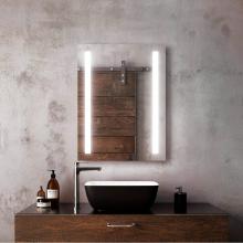 Kalia MR1464-500-001 - BRILIA Rect. LED Lighting Mirror 24 x 32 With Interior Frosted Vertical Strips and 2-Tones Touch S