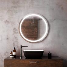 Kalia MR1661-500-001 - EFFECT Round LED Lighting Mirror 30 x 30 With Interior Frosted Strip and 2-Tones Touch Switch
