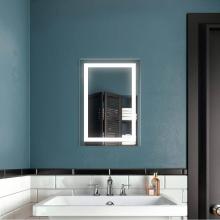 Kalia MR1675-500-001 - EFFECT Rectangle LED Lighting Mirror 18 x 26 With Interior Frosted Strip and 2-Tones Touch Switch