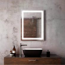 Kalia MR1676-500-001 - EFFECT Rectangle LED Lighting Mirror 24 x 32 With Interior Frosted Strip and 2-Tones Touch Switch
