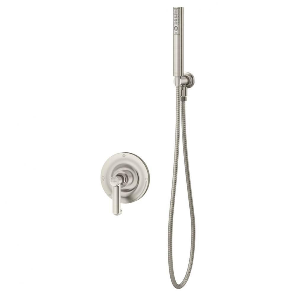 Museo Single Handle 2-Spray Hand Shower Trim in Satin Nickel - 1.5 GPM (Valve Not Included)