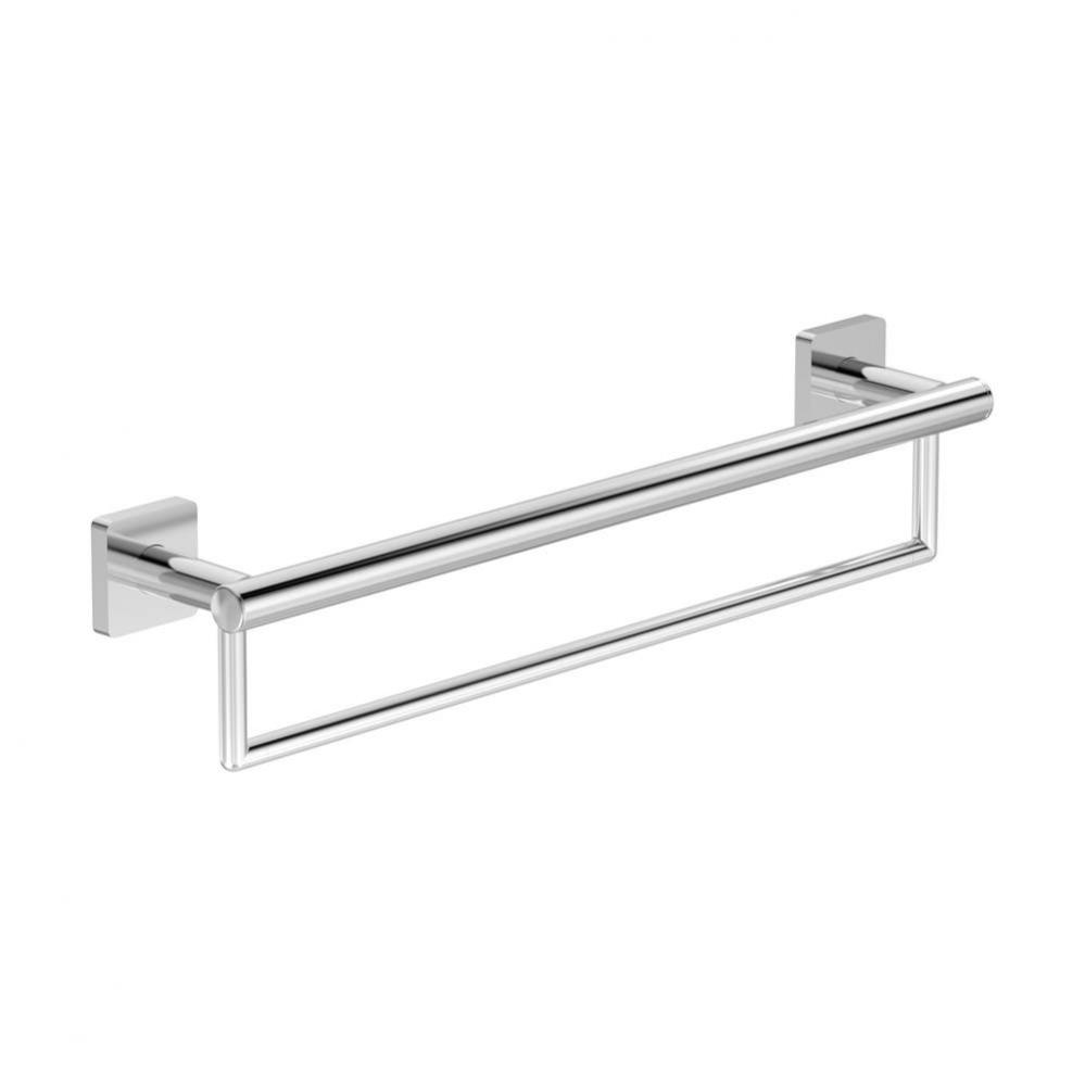 Duro 18 in. ADA Wall-Mounted Towel Bar in Polished Chrome