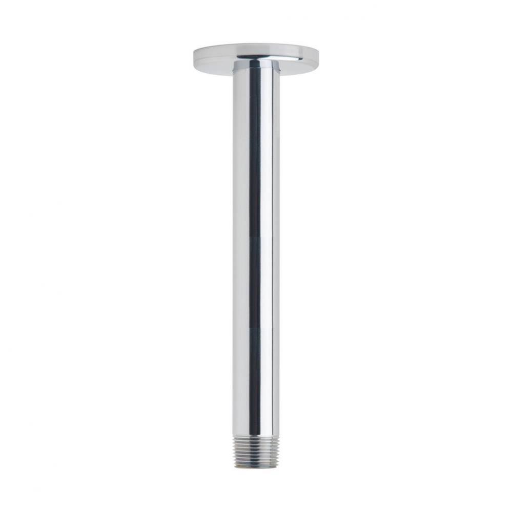 Ceiling-Mounted Shower Arm with Flange in Polished Chrome