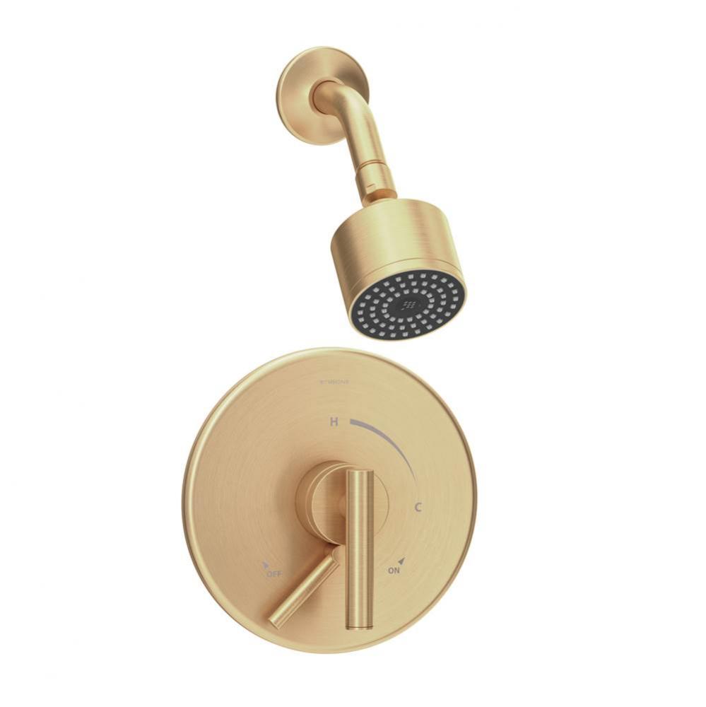 Dia Single Handle 1-Spray Shower Trim with Secondary Volume Control in Polished Chrome - 1.5 GPM (