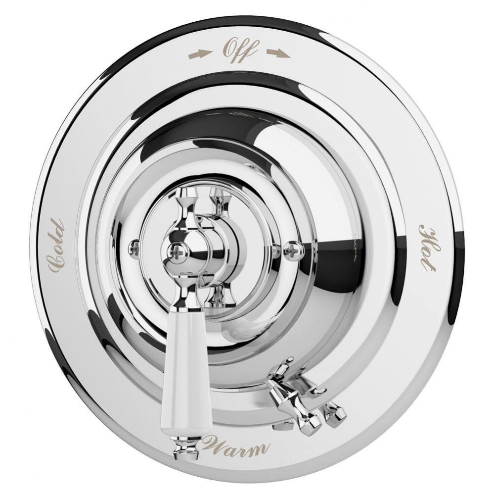 Carrington Shower Valve Trim in Polished Chrome (Valve Not Included)