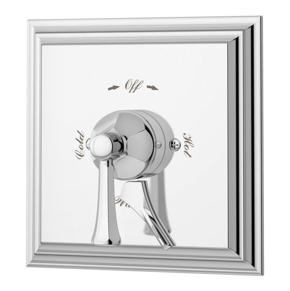 Canterbury Shower Valve Trim in Polished Chrome (Valve Not Included)