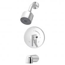 Symmons S-3502-CYL-B-X - Dia Tub/Shower System