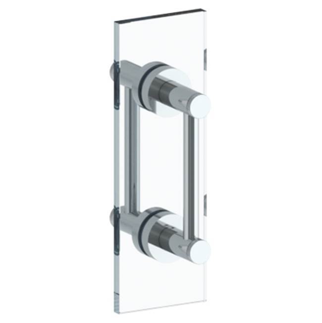 Sutton 6'' Double Shower Door Pull / Glass Mount Towel Bar