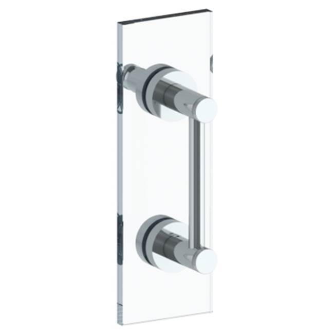 Sutton 12'' Shower Door Pull w/ Knob/ Glass Mount Towel Bar with Hook