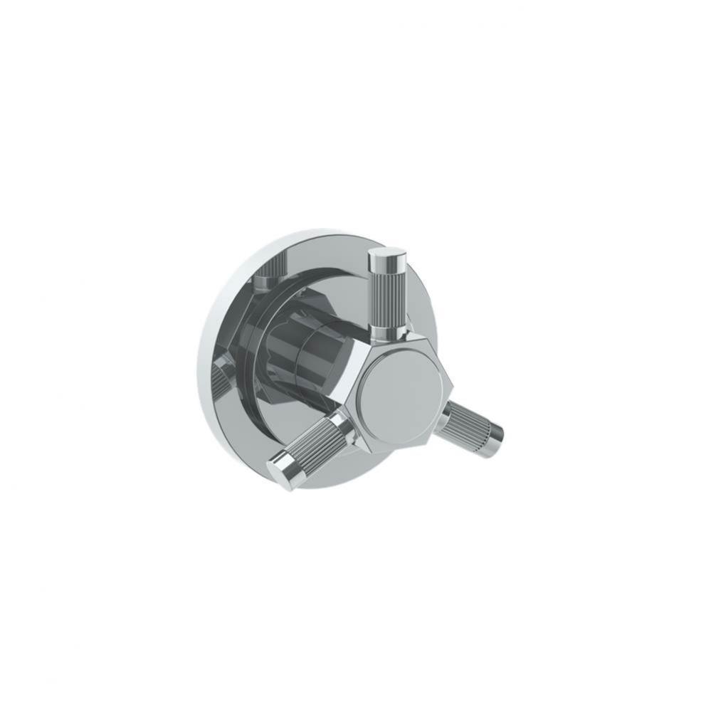 Wall Mounted Trim w/ Wall Plate, 3 1/2'' dia.