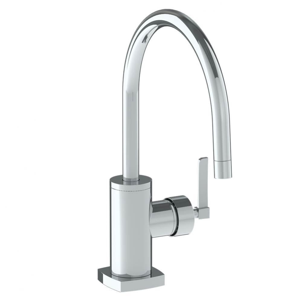 Deck Mounted 1 Hole Kitchen Faucet. Mixing Valve