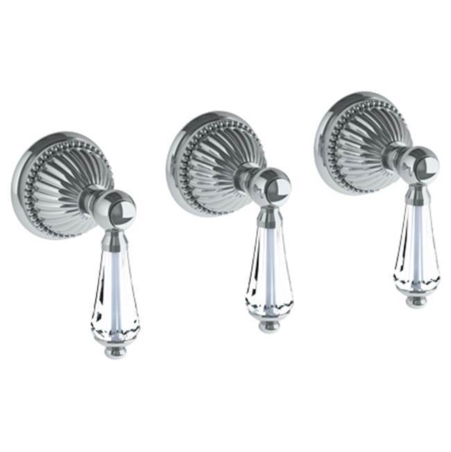 Wall Mounted 3-Valve Shower Trim