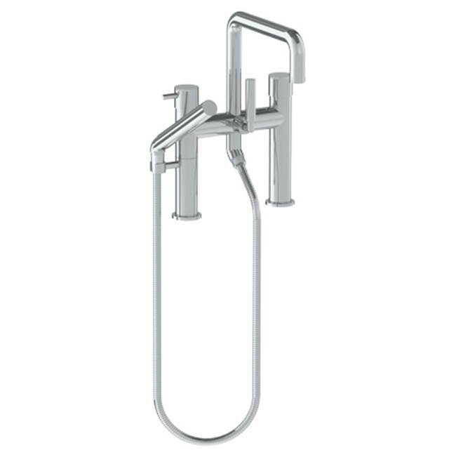 Deck Mounted Exposed Square  Bath Set with Hand Shower