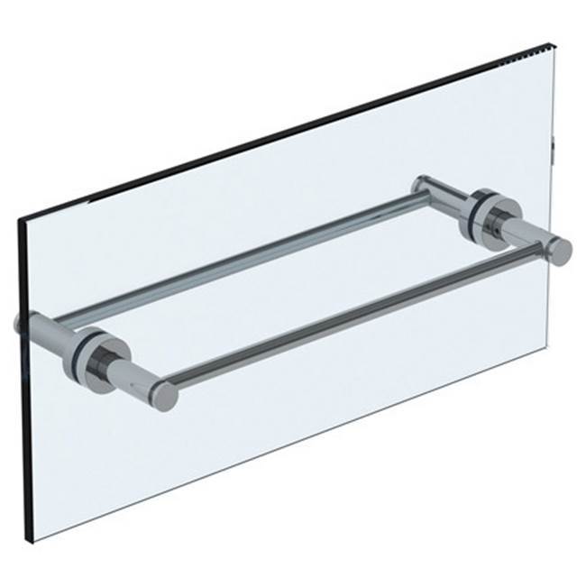 Loft 2.0 6'' Double Shower Door Pull / Glass Mount Towel Bar