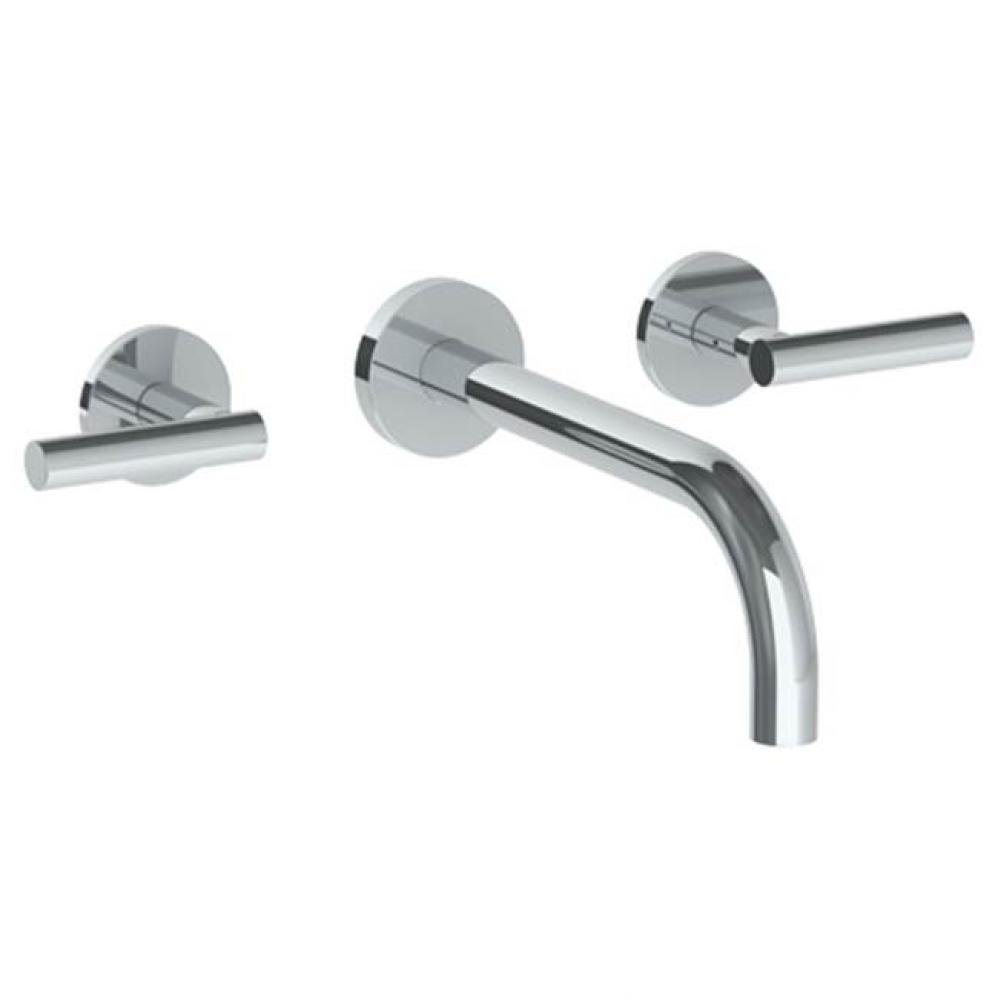Wall Mounted 3 Hole Lavatory Set with 8 3/4'' Spout