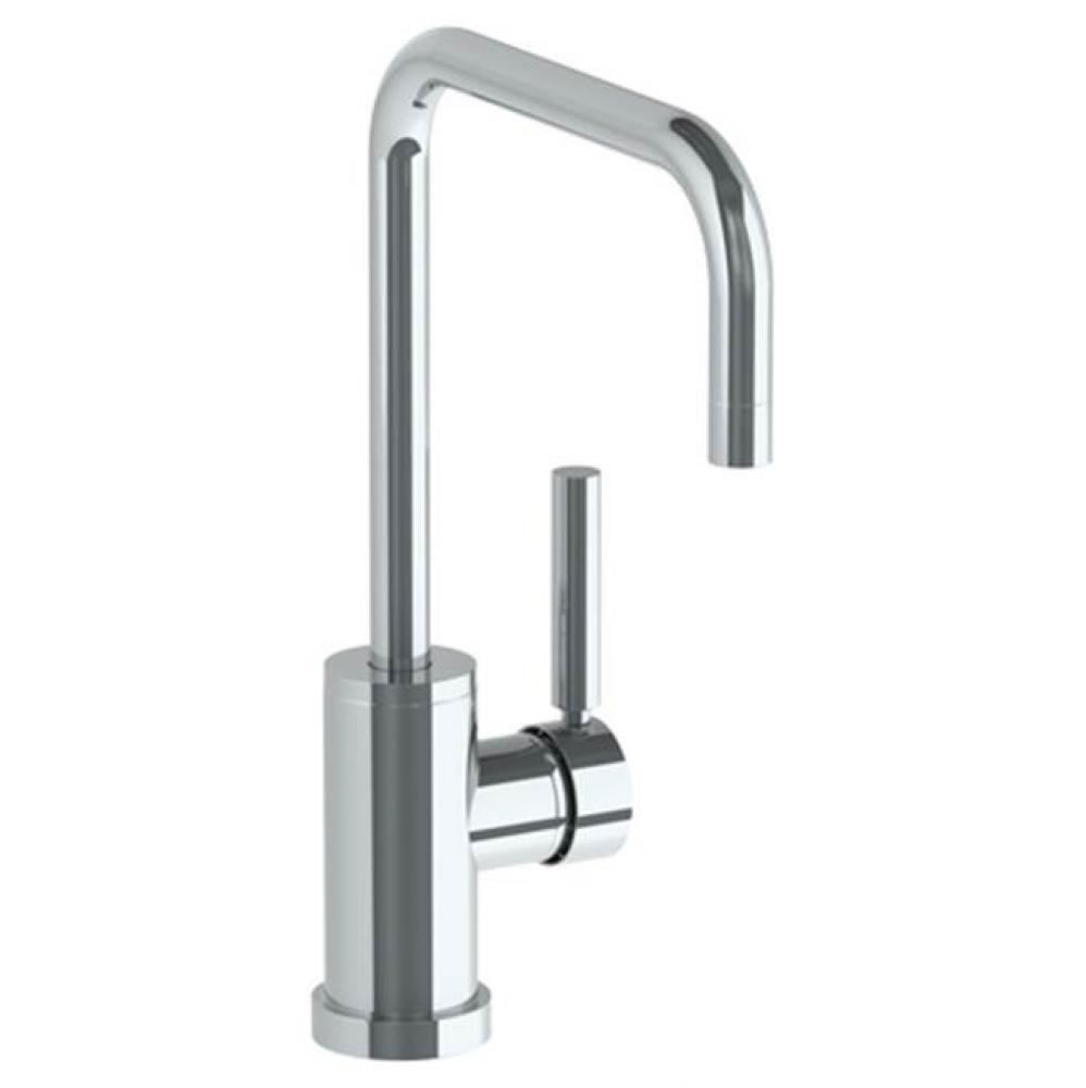 Deck Mounted 1 Hole Square Top Kitchen Faucet