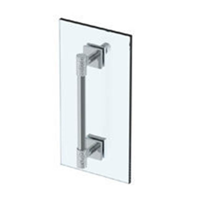 Sense 18'' Shower Door Pull  With Knob / Glass Mount Towel Bar with Hook