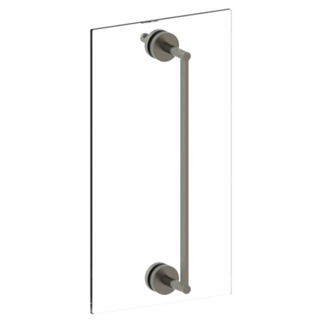 Brooklyn 12'' Shower Door Pull  With Knob / Glass Mount Towel Bar with Hook