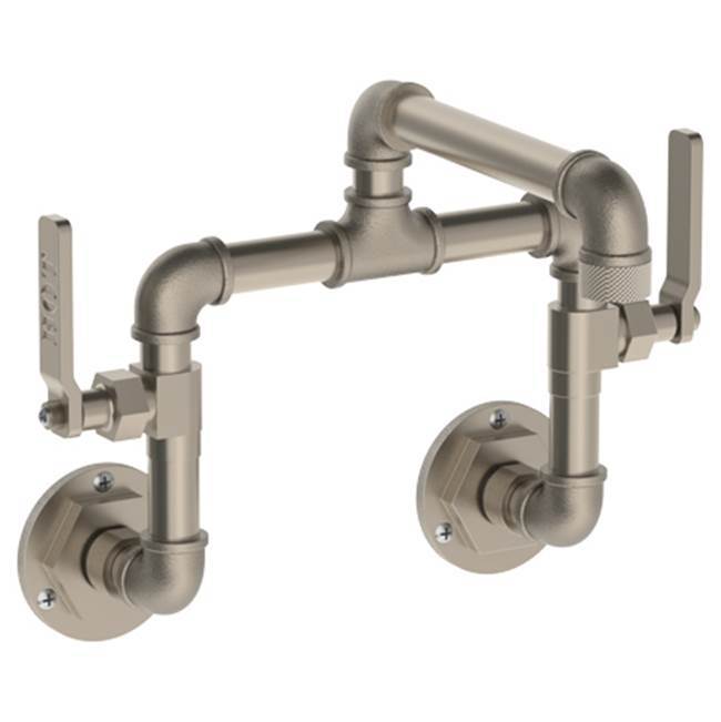 Wall Mounted Bridge Lavatory Set with 7.5'' Spout