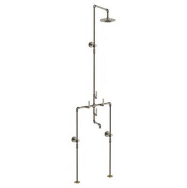 Floor Mounted Exposed Tub/Shower Set