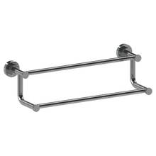 Watermark 111-0.2-PC - Wall Mounted Double Towel Bar, 18''