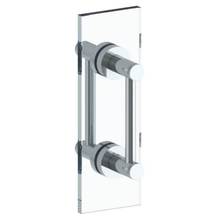 Watermark 111-0.1A-DDP-PC - Sutton 24'' Double Shower Door Pull / Glass Mount Towel Bar