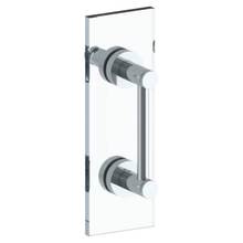 Watermark 111-0.1A-SDP-PC - Sutton 24'' Shower Door Pull w/ Knob/ Glass Mount Towel Bar with Hook