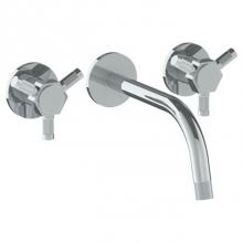 Watermark 111-2.2-SP5-PC - Wall Mounted 3 Hole Lavatory Set with 8 1/4'' Spout