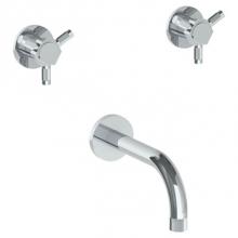 Watermark 111-5-SP5-PC - Wall Mounted 3 Hole Bath Set