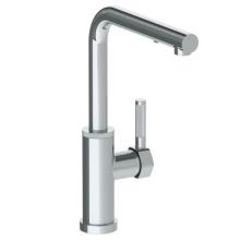 Watermark 111-7.3P3-SP4-PC - Deck Mounted 1 Hole Square Top Kitchen Faucet with Pull Out Spray - Low Spout