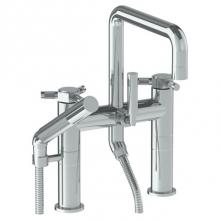 Watermark 111-8.26.2-SP5-PC - Deck Mounted Square Exposed Bath Set with Hand Shower