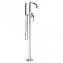 Watermark 111-8.8-SP4-PC - Single Hole Floor Standing Bath Set with Hand Shower