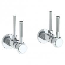 Watermark 111-MAS1-SP4-PC - Lavatory Angle Stop Kit -1/2 Compression x 3/8 OD Compression